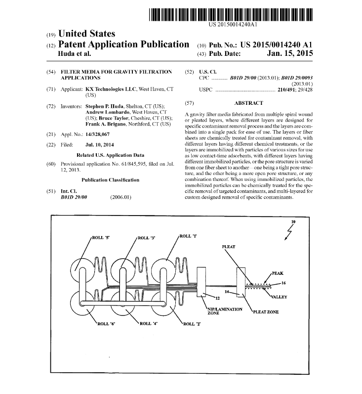 Filter media for gravity filtration applications