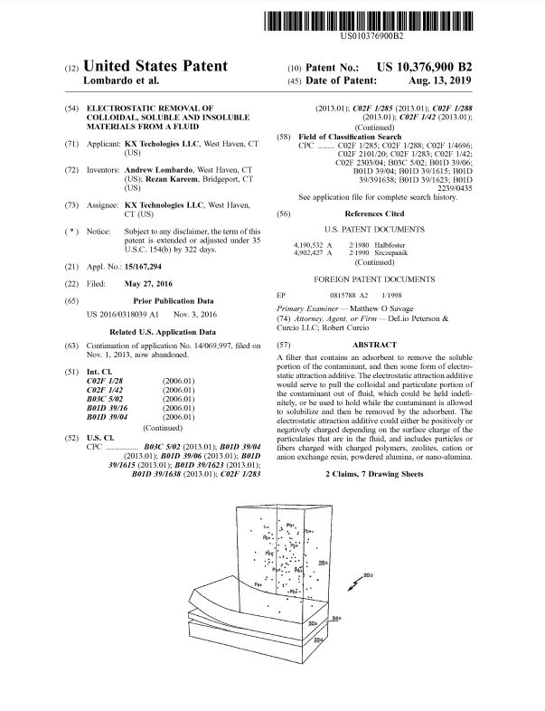 Electrostatic removal of colloidal, soluble, and insoluble materials from a fluid