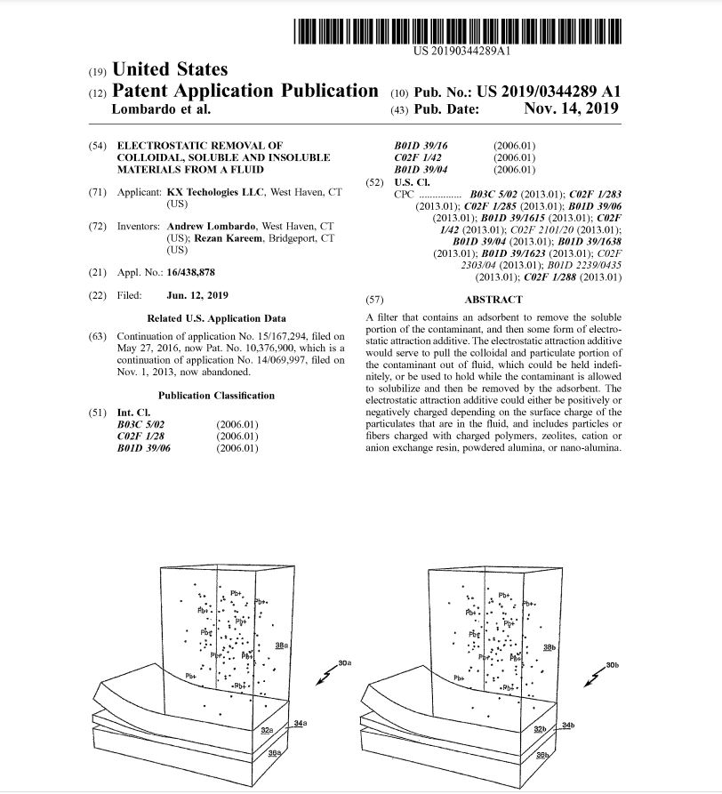 Electrostatic removal… Continuation in Part