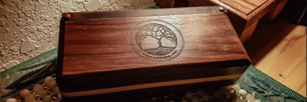 Walnut, Pine and Leather Sunglasses Case