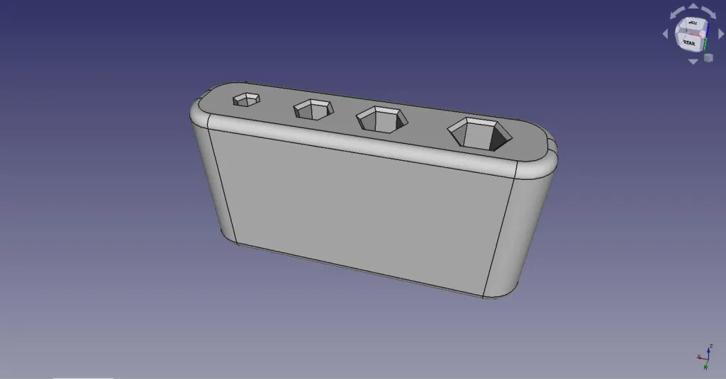3D Printed Allen Wrench Holder