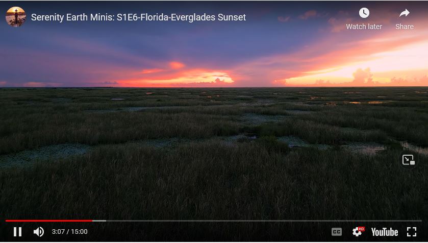 Serenity Earth Minis S1E6 Everglades Sunset